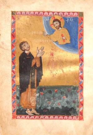 기도하는 나렉의 성 그레고리오_photo by Narek 91_from Book of Lamentation in Matenadaran MS 1568.jpg